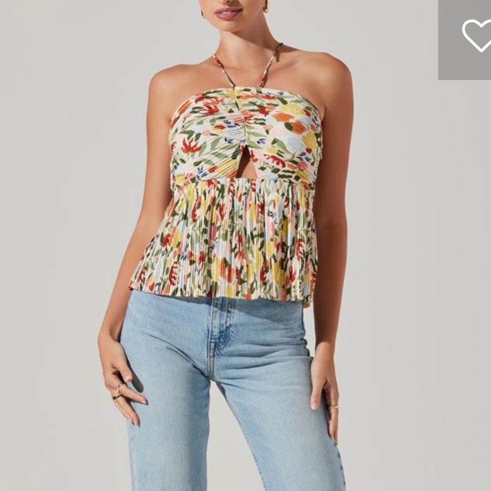 ASTR Solerno One Shoulder Top